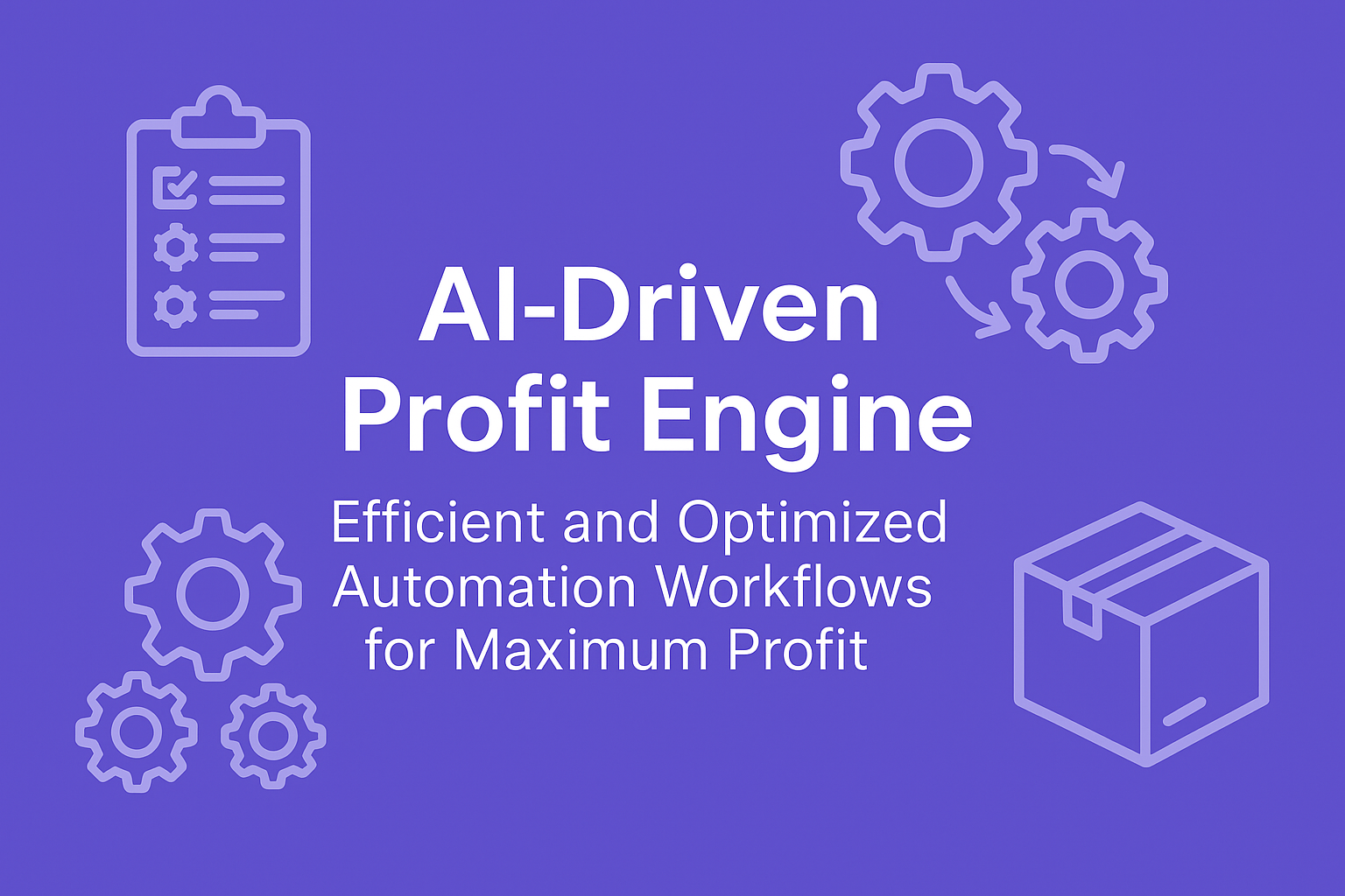 AI-Driven Profit Engine — Efficient and Optimized Automation Workflows for Maximum Profit
